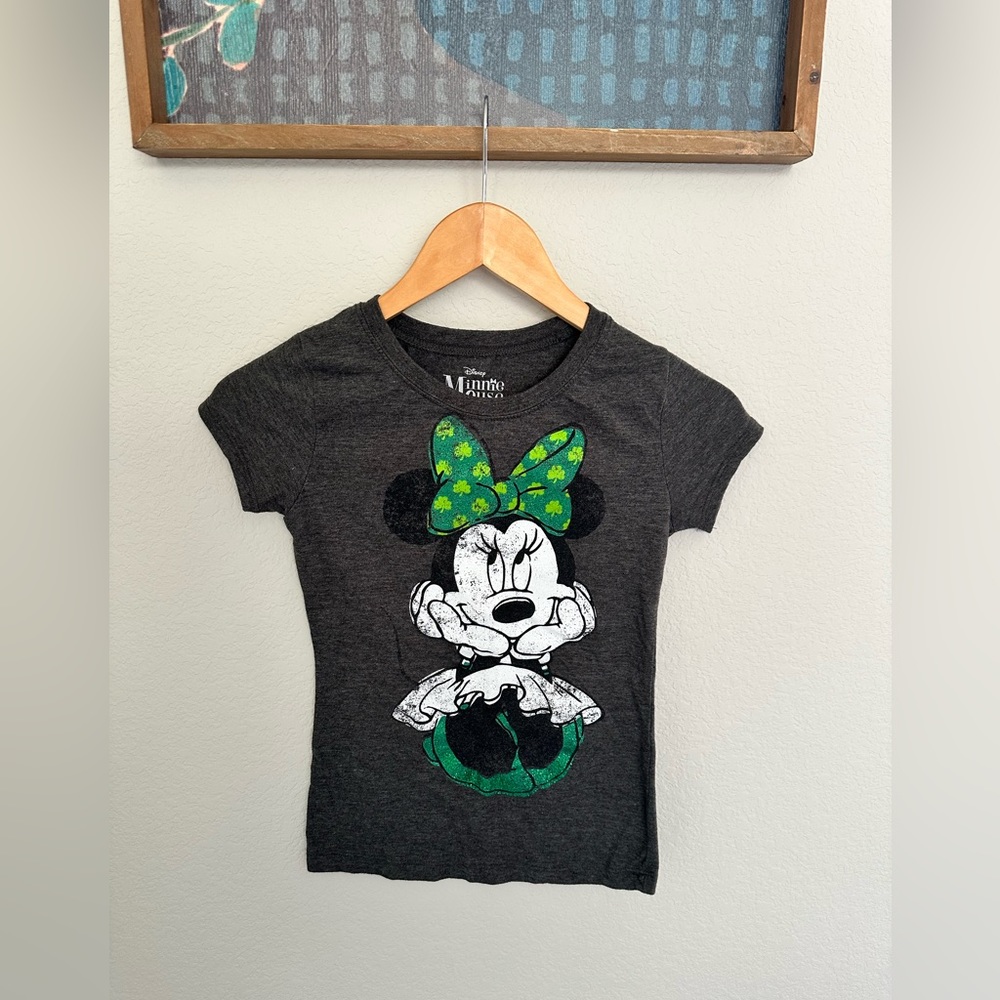 Minnie Mouse St. Patrick’s short sleeve top, 10/12